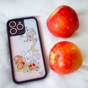 Wildflower Mice Friends iPhone 14 Pro case